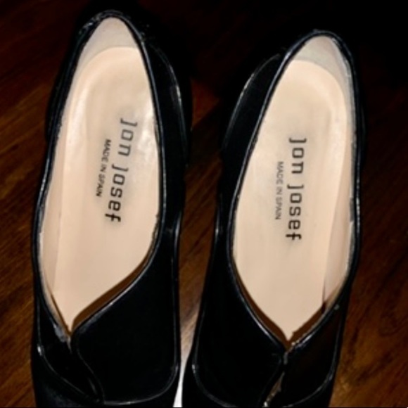 Jon Josef woman’s black heeled ankle booties size 5 - Picture 4 of 10